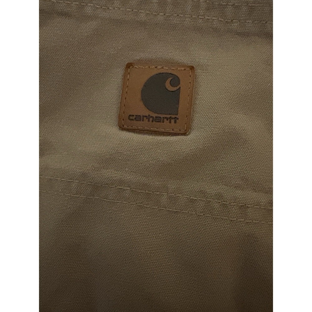 Carhartt B147 Original Fit Cargo Shorts Khaki Men's Size 46 Cotton Work - Picture 4 of 7